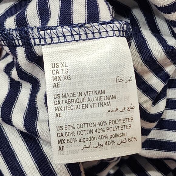 Macy's Christmas Holiday Family Pajamas Men's Jolly Vibes Striped Pajamas Set XL - Picture 7 of 12